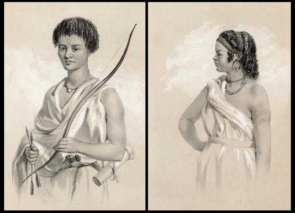 Femme et Homme Issas, 1800