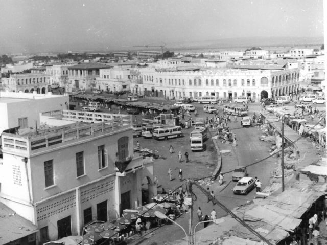 Vue aérienne de Djibouti en 1939.