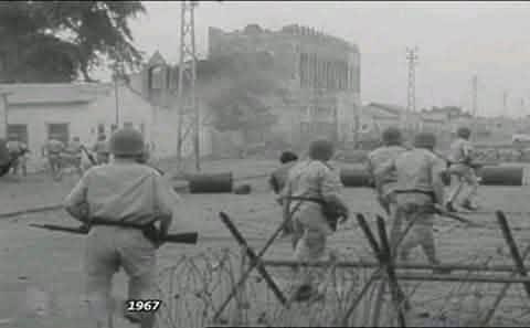 Représsions pendant le Réferendum de 1967 dans les rues de Djibouti