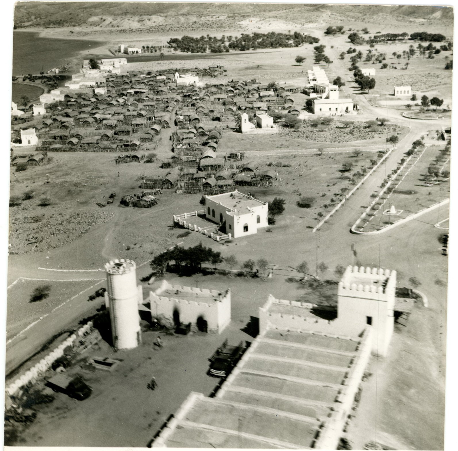 Djibouti Ville vue du ciel 1910-1930