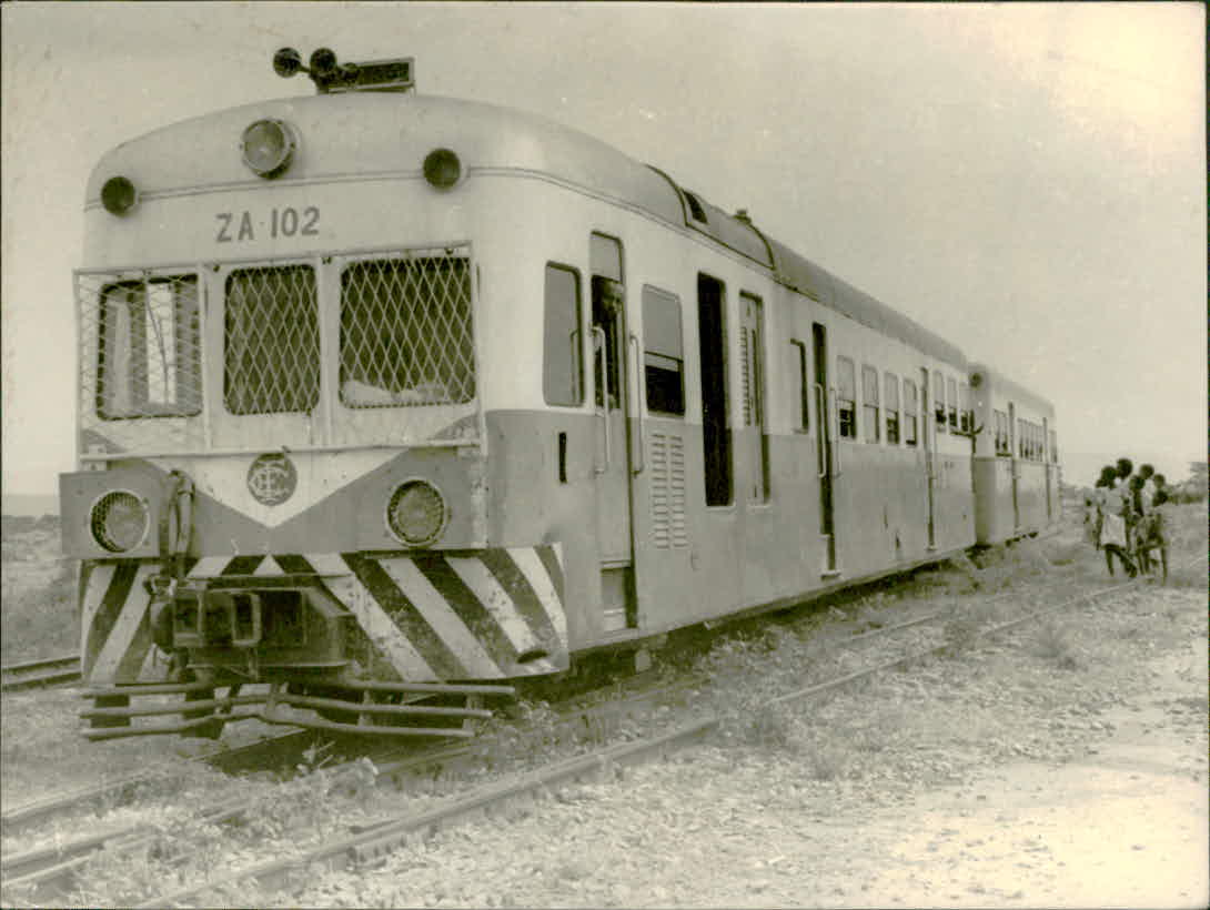 Train à la gare de Djibouti (1920-1950)